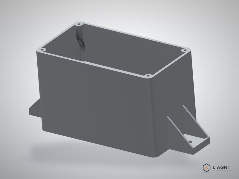 Boîtier de boutons et alimentation, pièce sur mesure imprimée en 3D par L AGRI