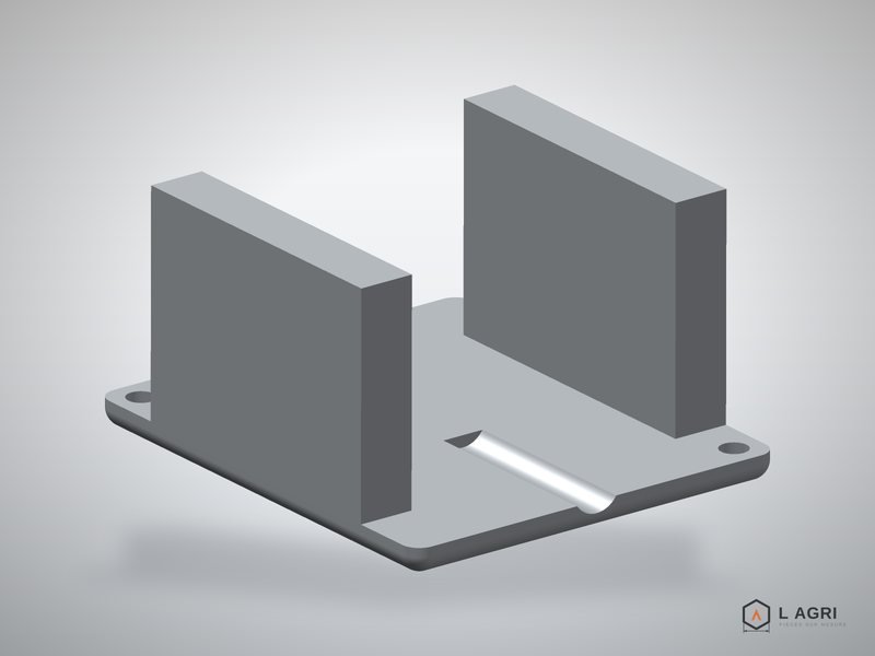 Couvercle de boîtier BNO, pièce sur mesure imprimée en 3D par L AGRI