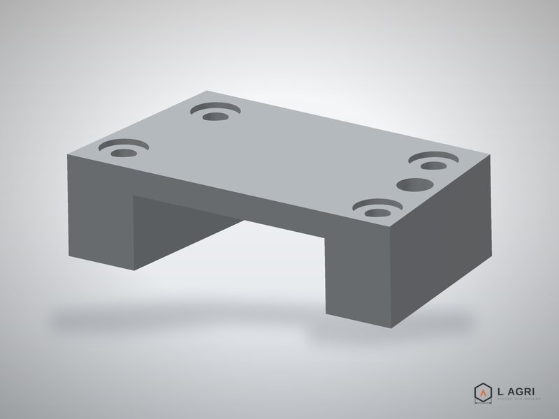 Support de moteur de direction, pièce sur mesure imprimée en 3D par L AGRI